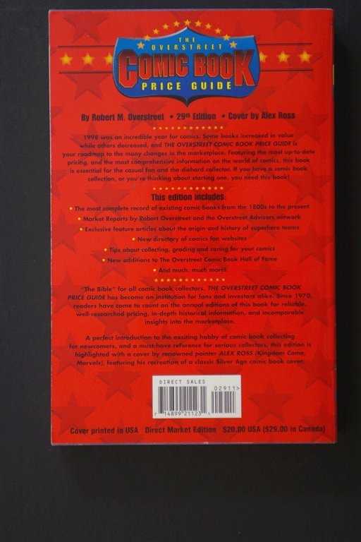 Overstreet Comic Book Price Guide 29th Edition 1999