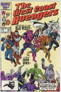 West Coast Avengers #18 (1985) - 9.0 VF/NM *Lost in Space and Time*