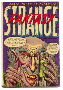 STRANGE FANTASY #9 1953-AJAX-DITKO-PRE-CODE HORROR-SPICY-SKELETON