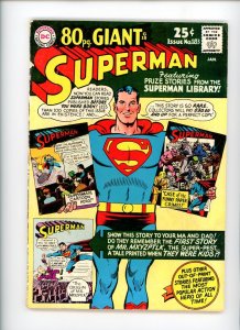 Superman #183  VG/F  1966  80-Page Giant!