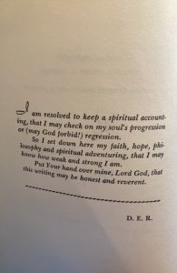 My spiritual diary, Dale Evans, 1955