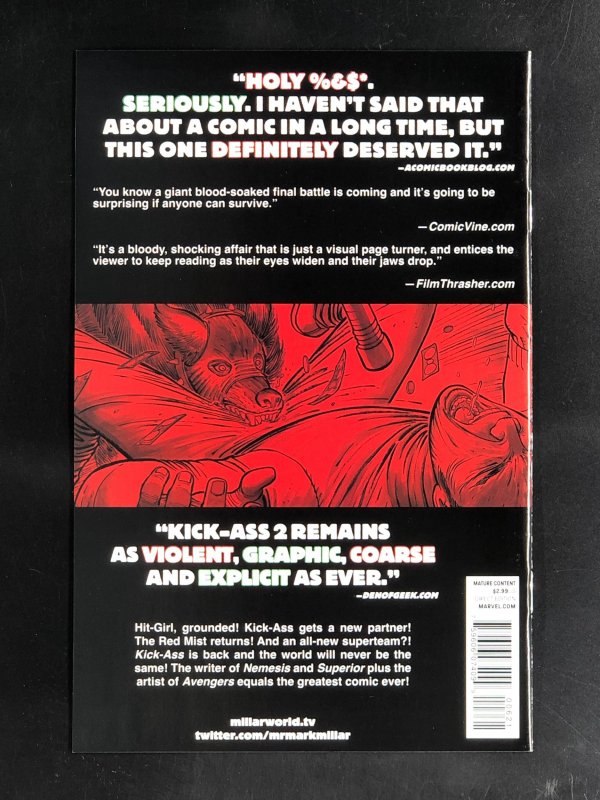 Kick-Ass 2 #6 Variant Cover (2012)