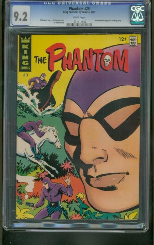 PHANTOM #23 1967- CGC GRADED 9.2- Mandrake-  1031414003