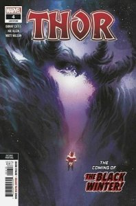 THOR #4 (2020) NIC KLEIN 2nd PRINT VARIANT 1st BLACK WINTER COVER MARVEL NM