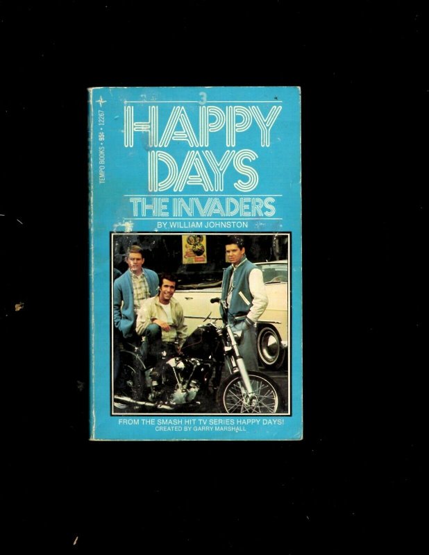 3 Pocket Books Happy Days The Invaders, Get Smart Once Again, The Fonz JL6