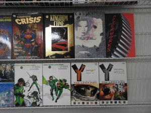 Huge Lot 36 TPB's W/ Sentry, Daredevil, Watchmen, Batman, X-Men+ Avg VF-...