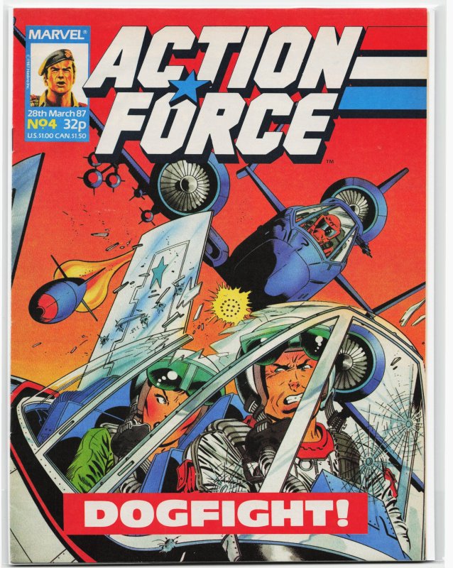 Action Force #4 (1987) British Variant