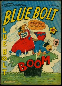 BLUE BOLT V.4#8 1944-SUB ZERO-SGT SPOOK-HITLER-HIROHITO FN- 