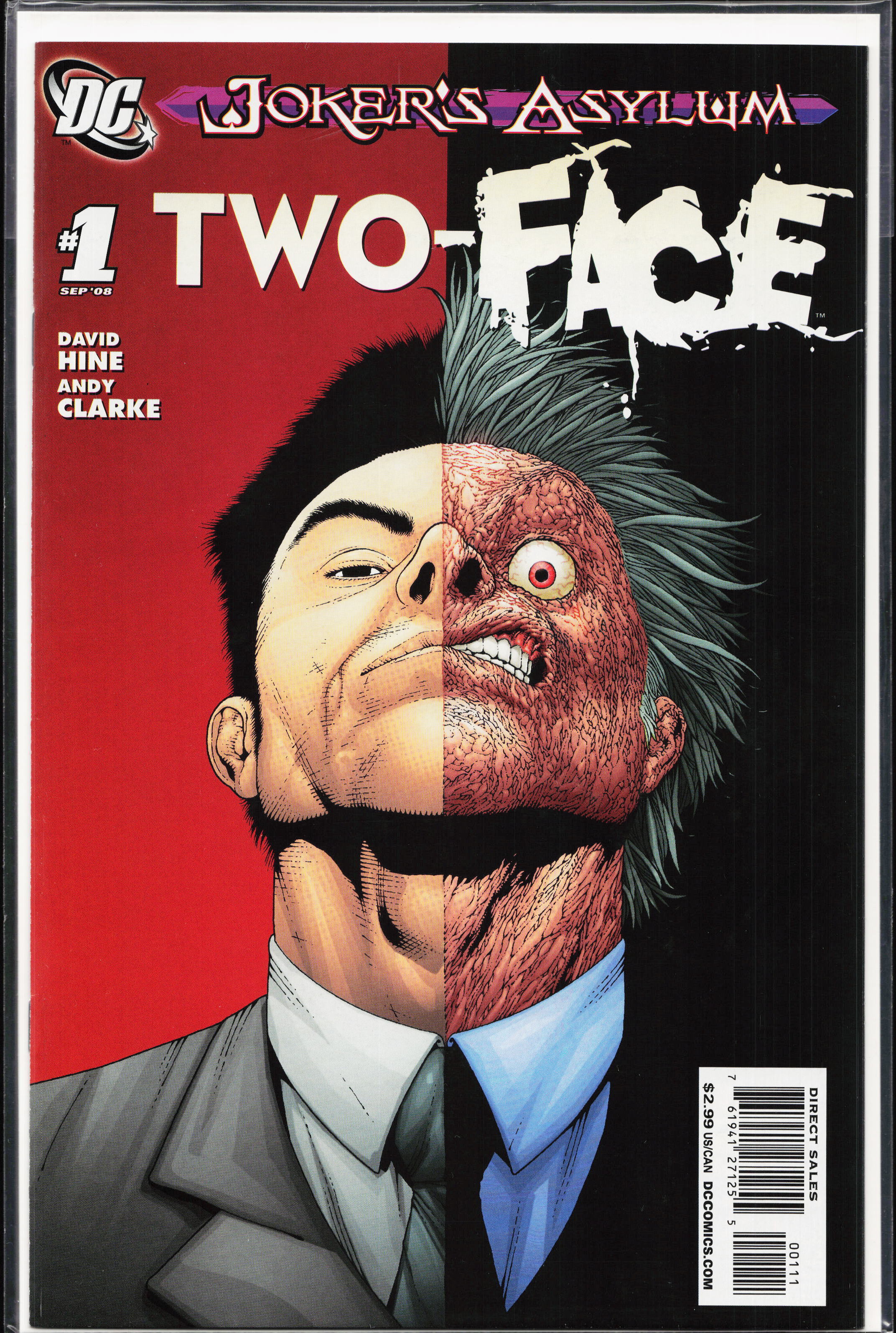 Joker's Asylum TwoFace (2008) TwoFace Comic Books Modern Age, DC