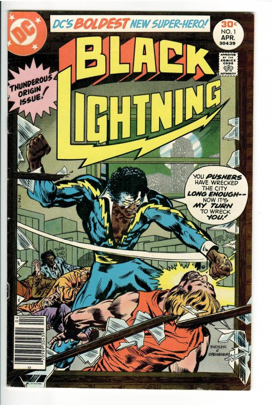 BLACK LIGHTNING #1 VF 8.0 1977 1st APPEARANCE AND ORIGIN;