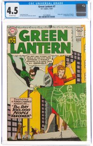 Green Lantern #7 (DC, 1961) CGC Graded 4.5