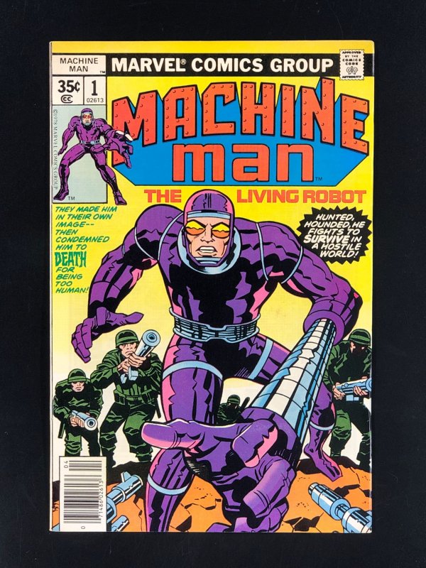 Machine Man #1 (1978) VF+ First Solo Series Titled Machine Man