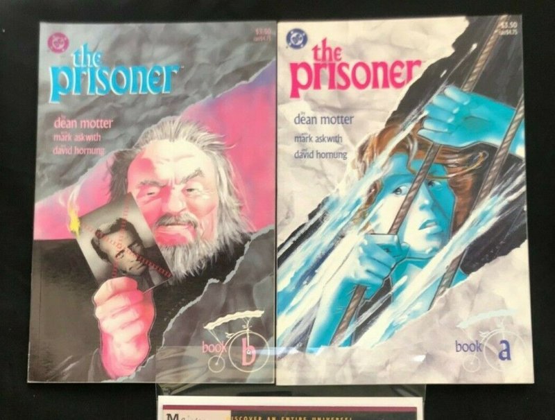 THE PRISONER 3PC LOT (VF) 3 GRAPHIC NOVELS!! OPEN SPACE!! 1988