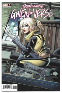 Spider-Gwen Gwenverse #3 Land Wolverine Homage Variant Comic 1st Print 2022