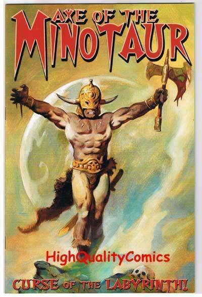 AXE of the MINOTAUR #1 , NM,   Limited, Mike Hoffman, Death Dealer, COA