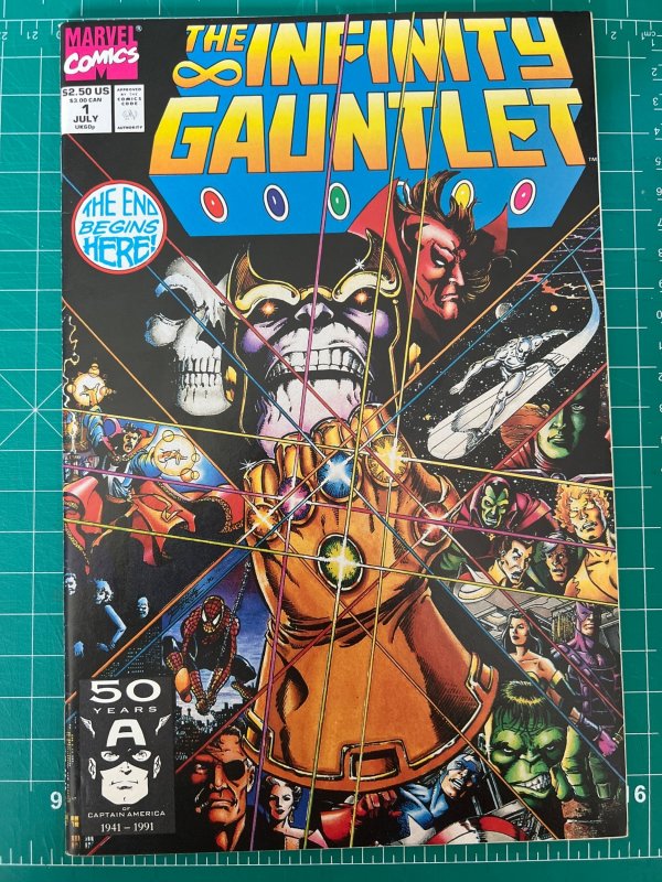 The Infinity Gauntlet #1-6 (1991) VF