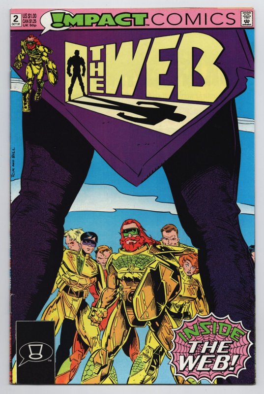 The Web #2 (Impact Comics, 1991) FN/VF