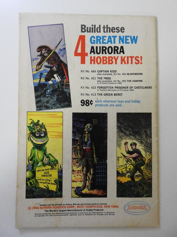 Capt. Storm #16 (1966) VG Condition indentations fc