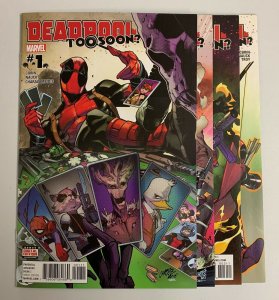 Deadpool Too Soon #1-4 Set (Marvel 2016) 1 2 3 4 Joshua Corin (9.2+)