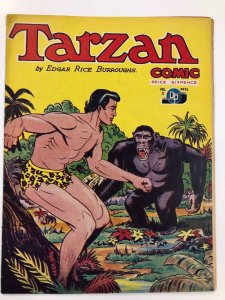 TARZAN ADVENTURES V 2#12  (1951)  black & white daily strip reprints FINE