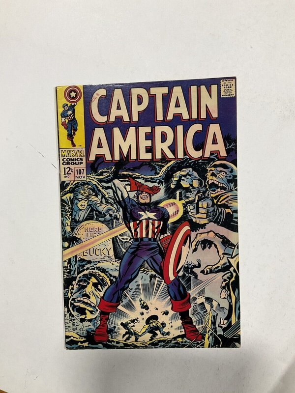 Captain America 107 Fine/Very Fine Fn/VF 7.0 Dr. Faustus Marvel