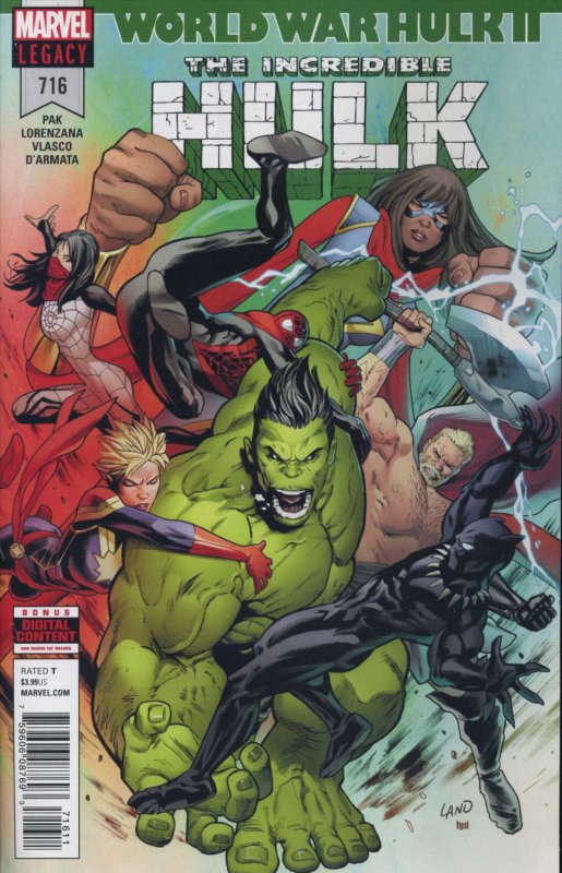 Incredible Hulk, The #716 FN ; Marvel | World War Hulk II