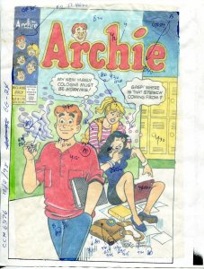 Archie Comics #485 Hand Painted Cover Color Guide-1998-Scarpelli-Goldberg-FN