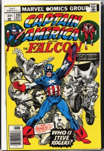 Captain America #215 (1977) Captain America and the Falcon