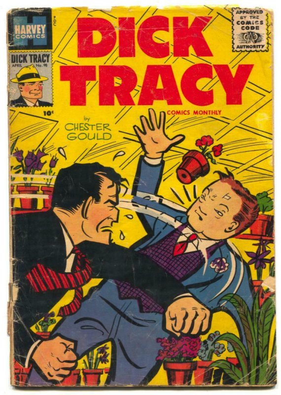 Dick Tracy #98 1956- Chester Gould low grade