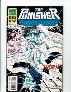 Lot of 2 The Punisher War Zone Annual Marvel Comic Books #1 2 CB3