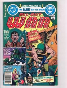 All-Out War # 4 FN/VF DC Comic Book Joe Kubert Canning PEDIGREE Collection D19