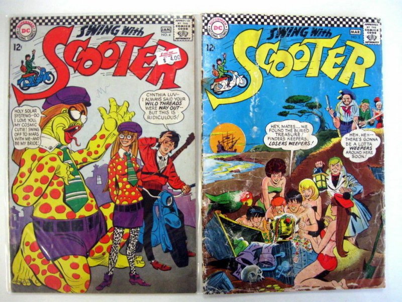 *SWING WITH SCOOTER #2 #4 (Batman) and #5 Guide $53
