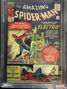 Amazing Spider-Man #9 - 1963 - CBCS 9.4 (NM) 1st App & Origin of Electro