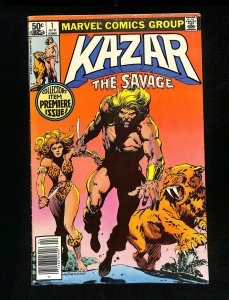 Ka-Zar The Savage #1 Newsstand Variant