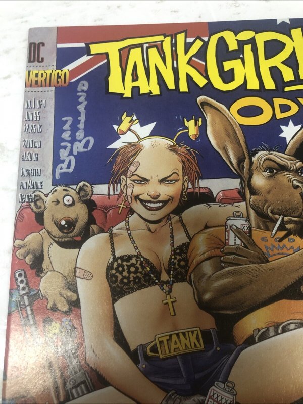 Tank Girl Odyssey (1995) # 1 Variant • DC Vertigo • Signed Brian Bolland •COA