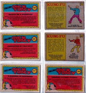 Dick Tracy/Kung Fu/Star Wars/Meteor Man Trading Cards