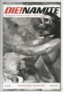DIENAMITE OUR BLOODY VALENTINE #1 B/W Variant, VF/NM, Suydam, 2021, Red Sonja
