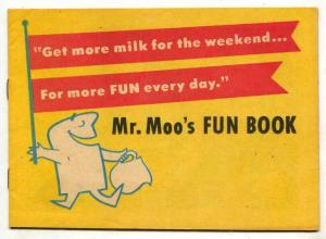 Mr. Moo's Fun Book- MILK PROMO COMIC vf