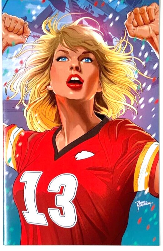 TAYLOR SWIFT FEMALE FORCE #2 PABLO MARTINENA VIRGIN/FOIL VARIANT SET NM.
