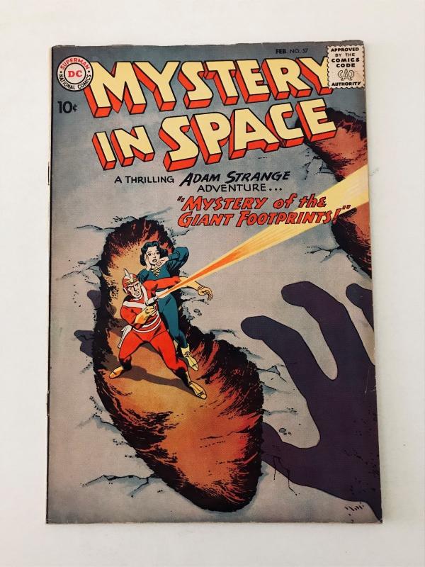 Mystery in Space #57 - Adam Strange (DC Comics; Feb, 1960) -  Fine+