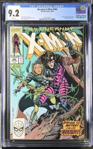 Uncanny X-men 266 Cgc 9.2 White Pages 1st Gambit