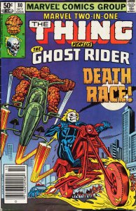 Marvel Two-in-One #80 Newsstand Edition (1981) The Thing