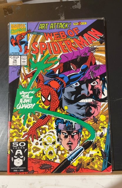 Web of Spider-Man #74 Direct Edition (1991)