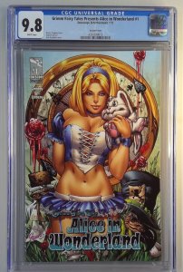 GRIMM FAIRY TALES PRESENTS ALICE IN WONDERLAND #1 B (2012) CGC 9.8 (SLAB GRADE)