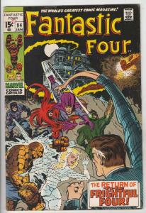 Fantastic Four #94 (Jan-70) FN/VF+ Mid-High-Grade Fantastic Four, Mr. Fantast...