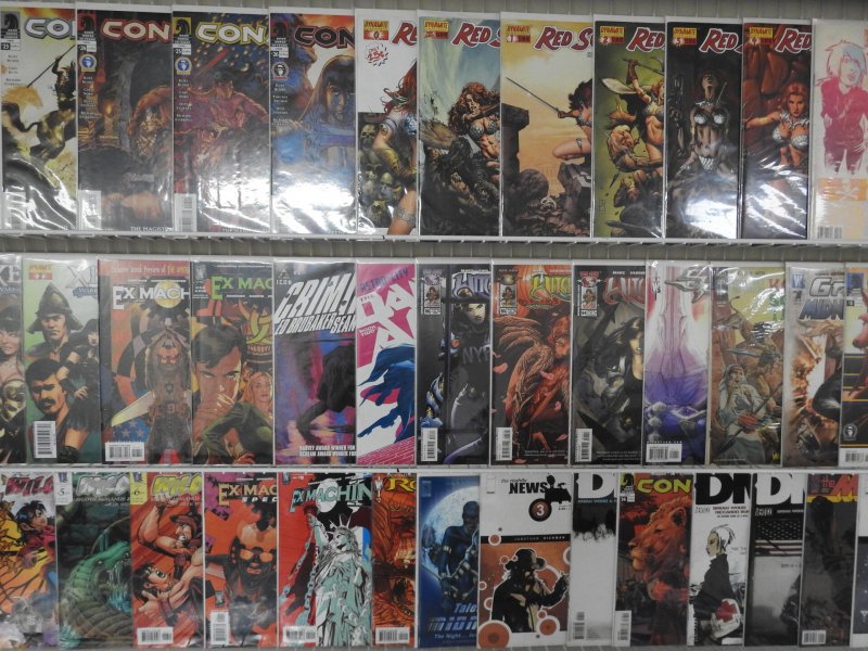 Huge Lot of 140+ Comics W/ Conan, Red Sonja, Witchblade Avg. VF+ Condition