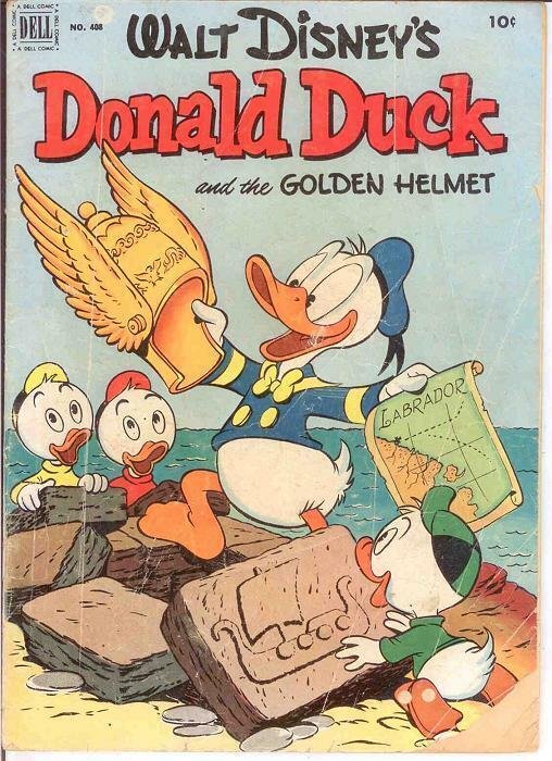 DONALD DUCK F.C. 408 FAIR    July-Aug. 1952 COMICS BOOK