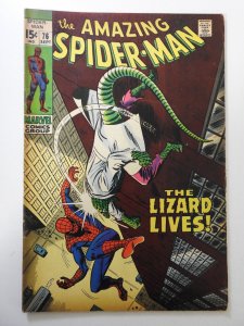 The Amazing Spider-Man #76 (1969) VG Condition centerfold detached bottom staple