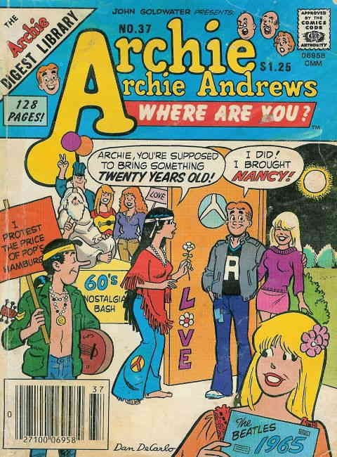 Archie Archie Andrews, Where Are You? Digest Magazine #37 FN ; Archie | 1960s No