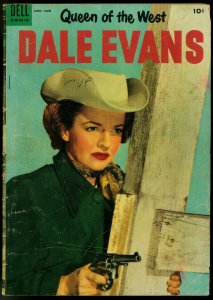 Queen of the West Dale Evans #7 1955-Photo cover- Russ Manning pr